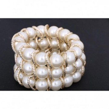 Adjustable Big pearls Bracelet