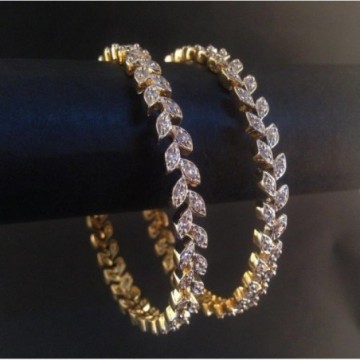 Beautiful Leaf Bangles