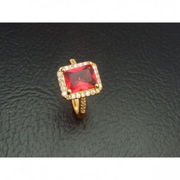 ETHNIC RECTANGLE SHAPED RED...